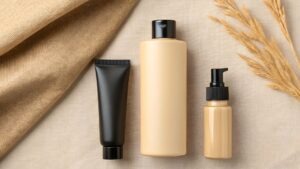 kosmetiikkapurkkeja. kuvituskuva